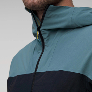 Veste de sport coupe-vent à capuche pour homme, color block, fermeture éclair, collection automne, prix de gros personnalisé 2026 - Product Image 5