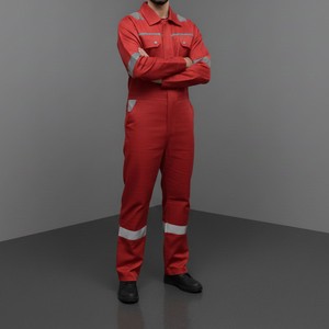 Overol de Seguridad Reflectante Industrial, Ropa Protectora Duradera para Empleados de Fábrica y Almacén - Product Image 5