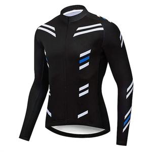 Maillot de cyclisme personnalisé par sublimation, séchage rapide, haut de gamme pour homme, manches longues, écologique, anti-UV, polyester, design personnalisé, logo sur mesure - Product Image 1