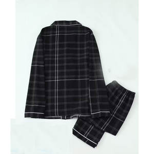 Conjunto de Pantalones y Camisa a Cuadros Casual de Manga Larga a Precio Razonable 2026, Apto para Todas las Estaciones como Ropa de Estar por Casa - Product Image 2