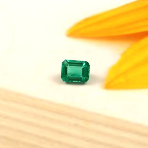 Pierre précieuse synthétique verte de laboratoire, taille ovale émeraude, 3,00 carats, pour la fabrication de bijoux, fournisseur en gros - Product Image 4