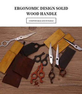 Premium <b>Mirror</b> Polished Professional Barber Shears-<b>Lightweight</b> Medium Handle Haircut Stainless Steel Rust-Free Finish Reasonable - Product Image 4