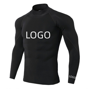 Rashguard MMA personnalisé pour homme - T-shirt de compression à manches longues, écologique, séchage rapide, avec protection solaire, couleur et logo personnalisables - Product Image 1