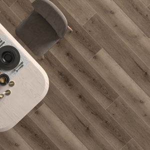 Parquet en vinyle SPC contemporain, écologique, antidérapant, surface en parquet, planches moyennes, gaufré, imperméable, pour usage intérieur, chambre à coucher - Product Image 1