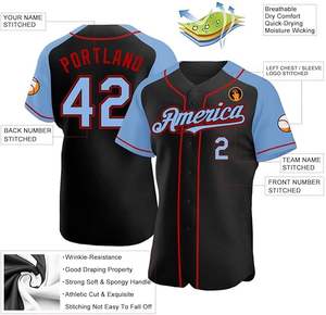 Camiseta de Béisbol Personalizada para Hombre y Mujer, Transpirable, 100% Poliéster, Sublimación, Logotipo del Equipo, Nombre, Número, Uniforme OEM, Ajuste Profesional - Product Image 5