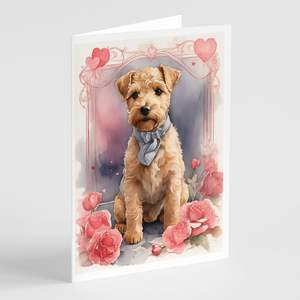 Lakeland Terrier การ์ดอวยพร A7วาเลนไทน์, การ์ดเปล่า8ใบพร้อมซองขนาด5x7 - Product Image 1
