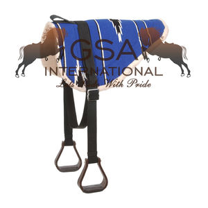 Couverture de selle en coton style Navajo avec doublure en polaire, tapis de selle sans sellette pour l'équitation et l'entraînement des chevaux - Product Image 3