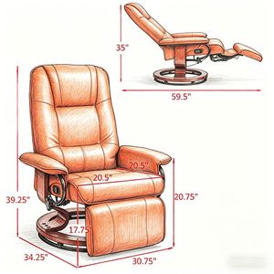 Sedia da Ufficio Contemporanea e Confortevole, Regolabile con Funzione Massaggio, in Alluminio e Rete per Dirigenti - Product Image 6