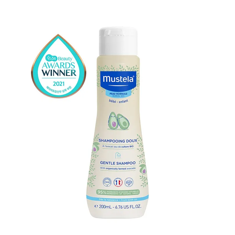 Mustela 200 мл Нежный шампунь необходим для ухода за кожей ребенка набор