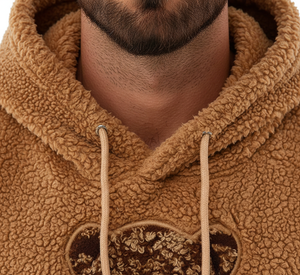 Services OEM en gros pour sweats à capuche unisexes en polaire Sherpa, coupe classique, style streetwear hip-hop, chauds et tendance - Product Image 3