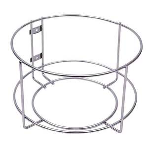 Poubelle extérieure en métal avec design en maille pour les espaces publics, poubelle en acier inoxydable finition polie pour les intérieurs modernes - Product Image 2