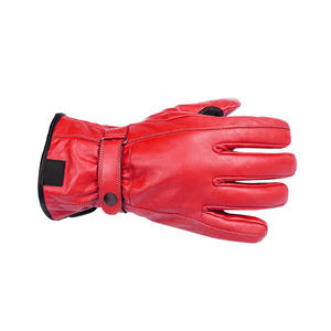 Gants de moto unisexes en cuir véritable compatibles avec les écrans tactiles pour l'hiver, gants de course et de sécurité à doigts entiers - Product Image 4
