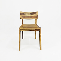 Chaise de salle à manger en bois massif de palissandre, fauteuil à grain de bois naturel, mobilier moderne pour la maison
