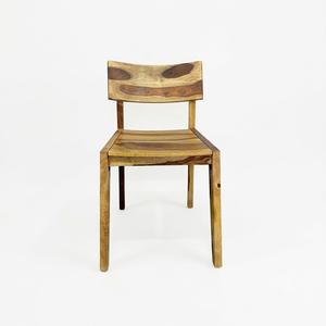 Silla de Comedor de Madera Maciza de Palisandro, Sillón con Vetas Naturales de Madera, Muebles Modernos para el Hogar - Product Image 4