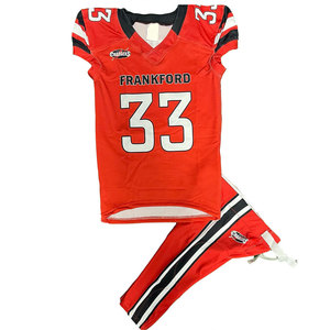 Vente en gros de maillots et uniformes de football américain pour équipes jeunes, 100% polyester, séchage rapide, imprimés en soie, pour l'équipe de Lamar Jackson - Product Image 4