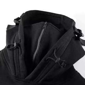 Sweat à capuche Ninja personnalisé pour homme avec cache-visage intégré, en polaire respirante de haute qualité, coupe-vent, doublure 100% coton, pour le sport - Product Image 6