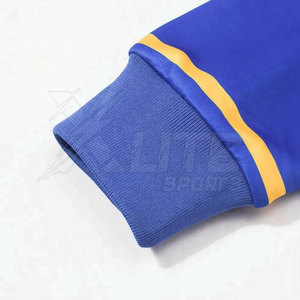 Survêtement de sport d'hiver pour le football, veste à cordon de serrage et pantalon assorti, 100 % polyester respirant, pour l'entraînement de football et la course à pied - Product Image 4
