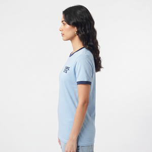 Camiseta de Algodón Lisa para Mujer, Cuello Redondo, Corte Regular, Manga Corta, Ligera, Informal, Ropa de Verano, Fabricante de Moda - Product Image 4