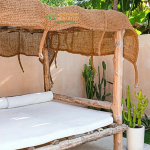 Auvent respirant en fibre de coco, filet de protection solaire naturel à tissage ouvert pour sièges extérieurs confortables ECO2GO VIETNAM - Product Image 3
