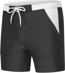 กางเกงว่ายน้ำชายแบบสวมใส่สบาย 3 มิติ ผลิตตามสั่ง ทำจากโพลีเอสเตอร์/ไนลอน ซับในแบบรัดรูป ความยาว 7 นิ้ว แห้งเร็ว ป้องกันรังสียูวี - Product Image 3