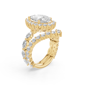 Anillo de Compromiso con Diamante Sintético Cultivado en Laboratorio, Corte Brillante, Color E, Certificado IGI, Plata 925, Lujoso, para Bodas y Fiestas - Product Image 6