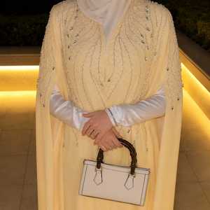 Embellished Hooded Long Sleeve <b>Loose</b> Fit Modest Abaya Cape Style Muslim Maxi <b>Dress</b> Elegant Islamic Kaftan Dubai Style Farasha - Product Image 3