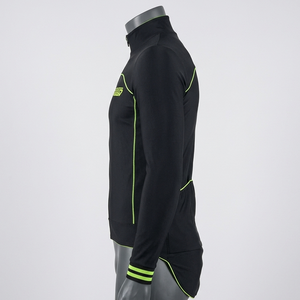 Lightweight Spandex/Polyester Active Stretch <b>Cycling</b> <b>Jersey</b> for Men with <b>Long</b> <b>Sleeves</b> Customizable Shirt Windproof Design - Product Image 4