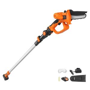 Motosega a Palo Senza Fili 20V 2Ah con Cavo da 1,5m, Capacità di Taglio 5'', Portata 8 Piedi, Mini Motosega di Grado Industriale per Taglio del Legno - Product Image 1