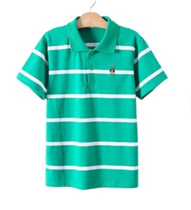 Polo décontracté d'été pour garçons, en polyester/coton respirant, à manches courtes, pour grands et petits enfants, doux et confortable - Product Image 3