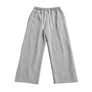 Pantalones Deportivos Personalizados con Logotipo para Hombre, Cintura Elástica con Cordón, Pierna Ancha, Estampado de Letras, Corte Holgado - Product Image 5