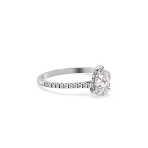 Bague de fiançailles/promesse REYES, très vendue, en argent sterling 925, moissanite certifiée GRA, pour femme, bijoux fins - Product Image 3
