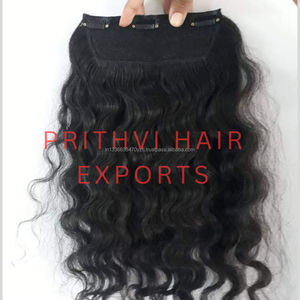 คลิปผมแท้3คลิปสีบลอนด์สีเงิน - Product Image 5