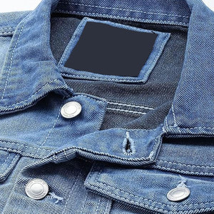 <b>Men's</b> Classic <b>Denim</b> <b>Jacket</b> Regular Fit Turn-Down Collar Washed Cotton Casual Style Autumn Wear - Product Image 5