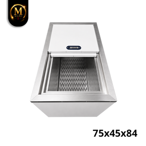 Contenedor de Hielo Aislado Térmicamente de Grado Alimenticio Premium, Acero Inoxidable, Gran Capacidad, para Restaurantes, Bares y Cafés Comerciales - Product Image 1