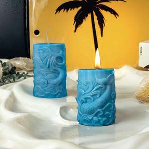 Vela Aromática Océano, Vela con Aroma a Delfín, Vela de Piedra Perfumada, Molde de Silicona para Velas - Product Image 2