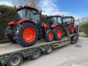 Wholesale New Used for Farm Tractor 4WD Gear Drive Red Wheel High Productivity Compact Diesel Engine 22HP Full Glass Cab - Product Image 3