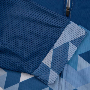 Jersey de Ciclismo Personalizado con Logotipo para Hombre, Mangas Cortas, Transpirable, Spandex/Poliéster, Elástico, 160g, Corte Láser Digital - Product Image 4