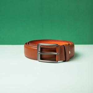 Ceinture pour homme en cuir véritable, cuir de vachette, boucle automatique, luxe haut de gamme, cuir véritable grain de buffle sauvage, ceinture formelle pour costume d'affaires - Product Image 4