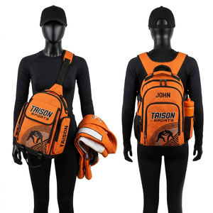 Premium 600 GSM Polyester BJJ <b>Backpack</b> Neon Green Black Panel Sports Bag Custom Printed Logo <b>Training</b> Gear - Product Image 4