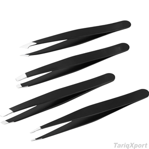 Pince à épiler professionnelle en acier inoxydable pour sourcils, grande précision pour l'élimination des poils du visage, des éclats et des poils incarnés - Ensemble - Product Image 5