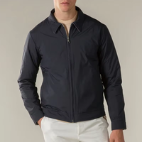 Veste coupe-vent réversible pour homme sur mesure OEM, résistante à l'eau, en softshell, manteau d'hiver avec fermeture éclair