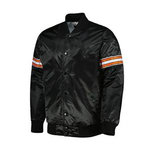 Veste en satin en gros pour hommes et femmes |   Veste bomber en satin avec logo personnalisé |   OEM ODM de haute qualité - Product Image 5