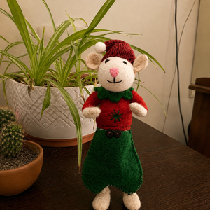 Handmade Christmas <b>Mouse</b> Decoration / Christmas <b>Mouse</b> <b>Ornament</b> - Product Image 1
