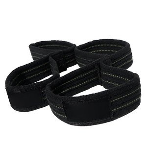 Correas de neopreno suaves personalizadas de último diseño para levantamiento de pesas en forma de ocho para entrenamiento en el gimnasio, correas de entrenamiento con logotipo personalizado OEM. - Product Image 5