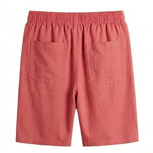 Pantalones Cortos Casuales para Hombre con Cintura Elástica, Tejido Transpirable de Secado Rápido, Pantalones Cortos Deportivos para Entrenamiento - Product Image 2