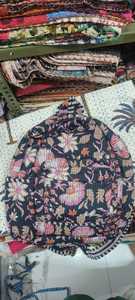 Wholesale Fashionable Business Luxury Unisex <b>Lightweight</b> Quilted Cotton College <b>Backpack</b> Handmade Block Printed School Bags - Product Image 5