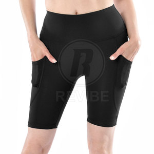 High Comfort <b>Women</b> Gym <b>Shorts</b> Breathable Eco-Friendly Spandex/Polyester Lightweight High <b>Waist</b> for Fitness - Product Image 5