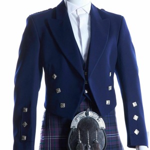 Chaqueta Escocesa Prince Charlie Personalizada para Hombre, Temporada de Primavera, de Lana, Ecológica, Transpirable e Impermeable, al por Mayor - Product Image 3