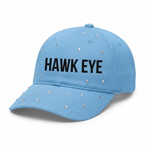 Nueva Gorra de Béisbol Bordada con Pedrería, Visera de Color Sólido, para Uso Diario Informal y Fiestas - Product Image 1