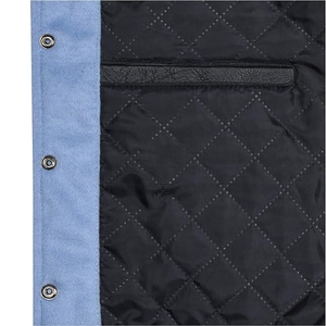 Stonefield Manufacturing Varsity <b>Jacket</b>-100% Wool Hooded <b>Waterproof</b> Patchwork Reversible Streetwear <b>Winter</b> Outerwear - Product Image 3